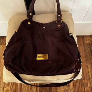 Marc by Marc Jacobs Classic
 Burgundy LeatherTote Bag